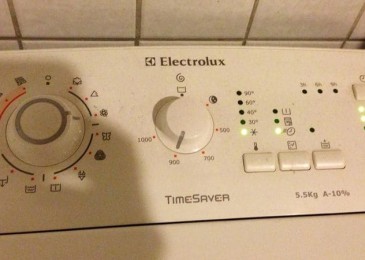 Какво означават иконите на пералната машина Electrolux?