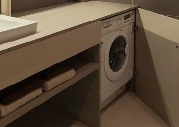 Как да поставим пералня в банята?