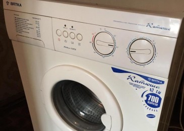 Пералня Katyusha Vyatka 722r – инструкции