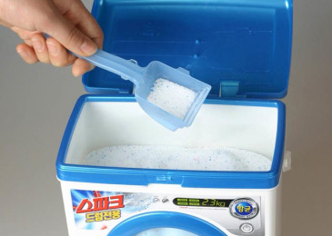 Колко прах трябва да поставите в пералнята?