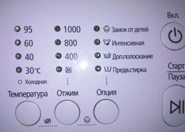 Какво означават иконите на пералня Samsung?