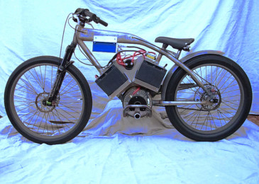 Домашен електрически велосипед от пералня