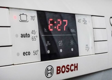 Грешка E27 в съдомиялна машина Bosch - код за грешка