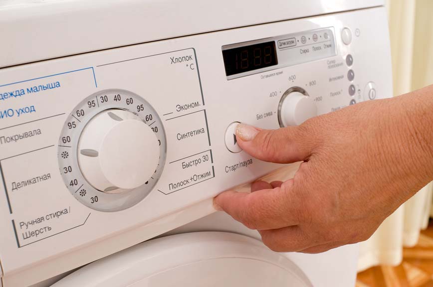 Избор на програма за пране