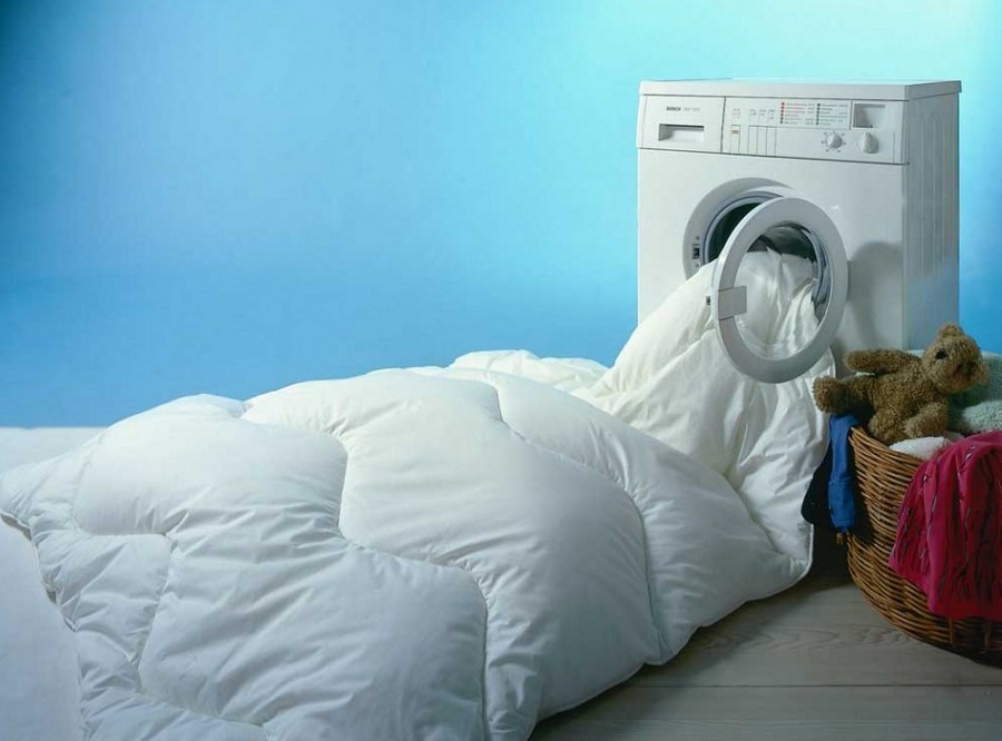 Пране на одеяло в машина