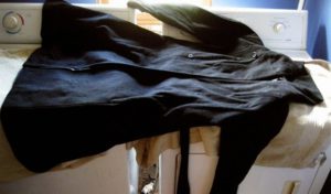 Пране на палта в пералня