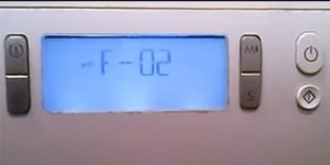 Грешка F02 на пералня Ariston