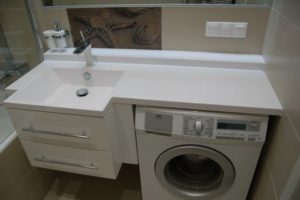 Шкаф с мивка за пералня