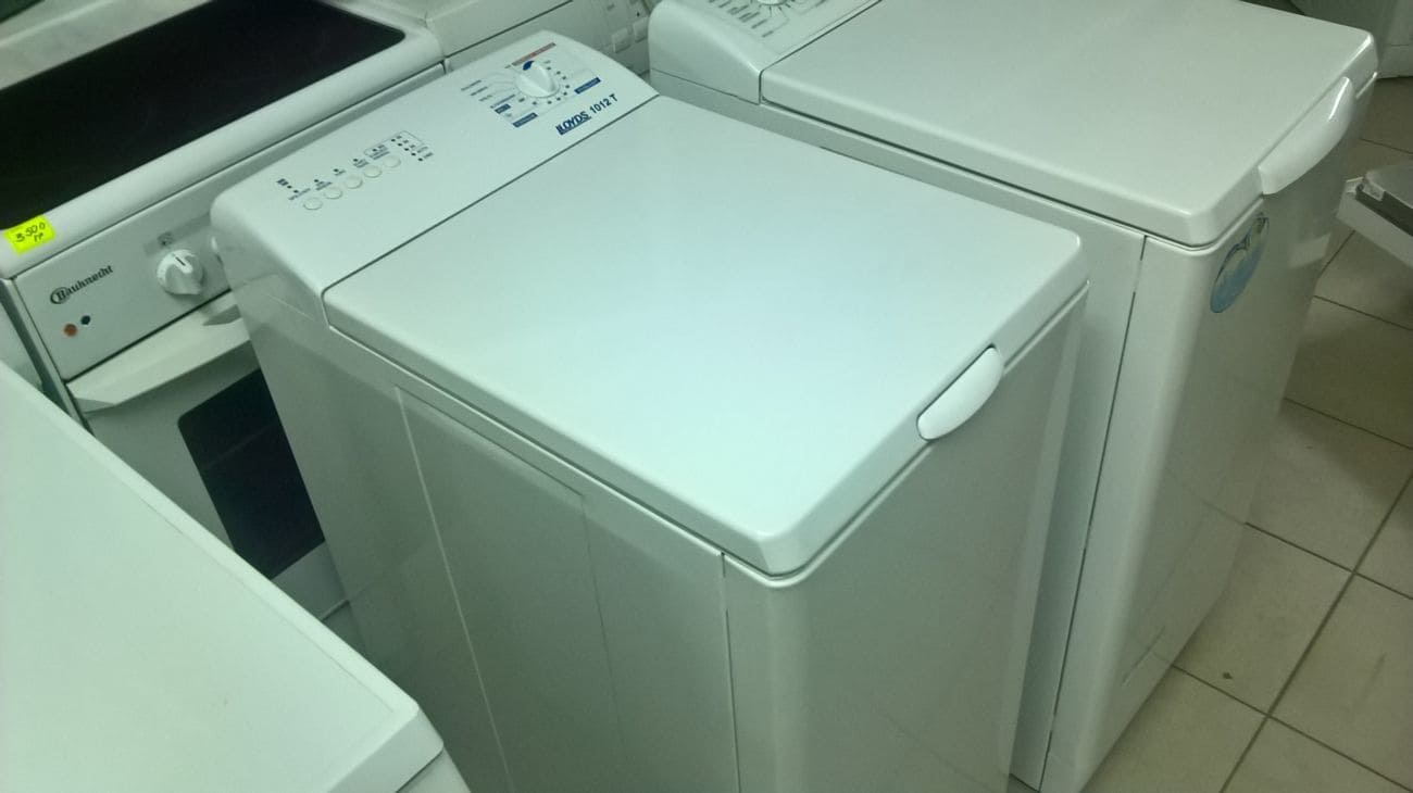 Размери на вертикални перални машини