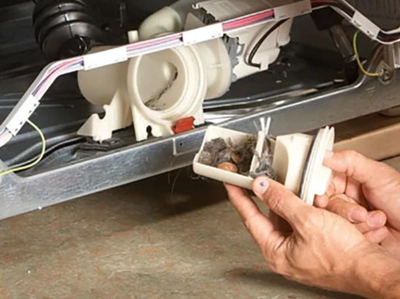 Пералня Kandy не източва вода