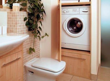 разположение в банята