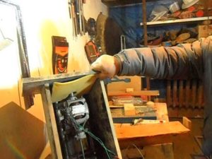 Фреза от двигател на пералня