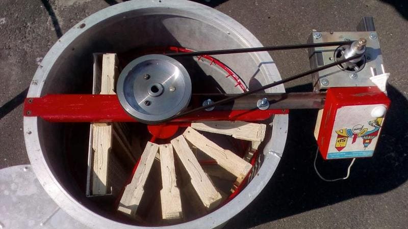 домашна машина за извличане на мед от пералня