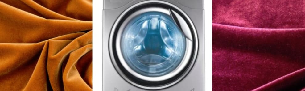 Автоматично пране на велурени изделия