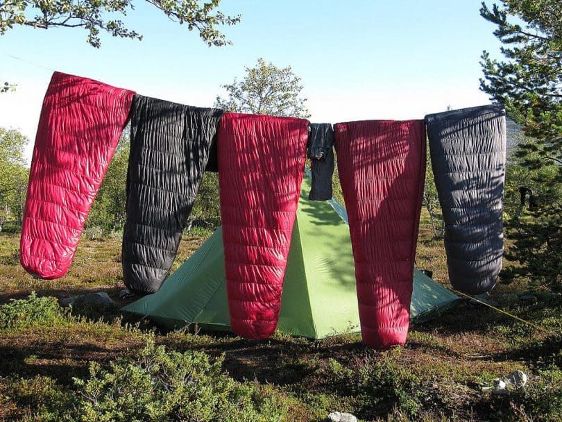 Сушене на спален чувал