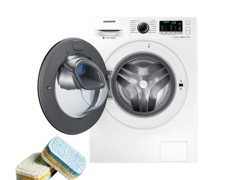 Почистване на вашата пералня с таблетки за съдомиялна