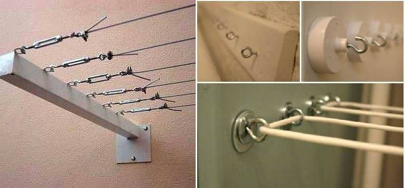 направете сушилня за дрехи за балкона със собствените си ръце