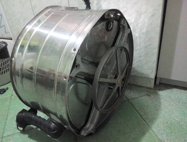 резервоар за перална машина от неръждаема стомана